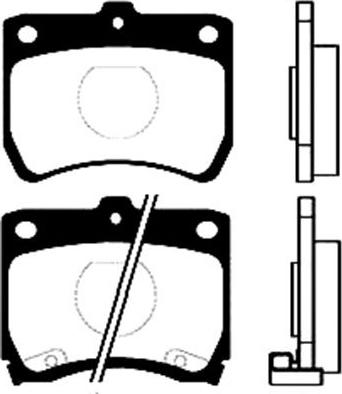 Kavo Parts BP-4511 - Kit pastiglie freno, Freno a disco autozon.pro