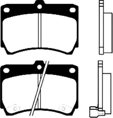 Kavo Parts BP-4517 - Kit pastiglie freno, Freno a disco autozon.pro