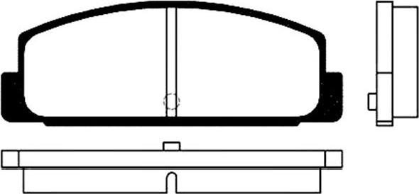 Kavo Parts BP-4534 - Kit pastiglie freno, Freno a disco autozon.pro