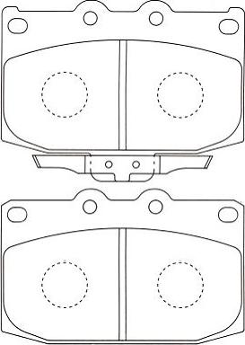 Kavo Parts BP-4530 - Kit pastiglie freno, Freno a disco autozon.pro