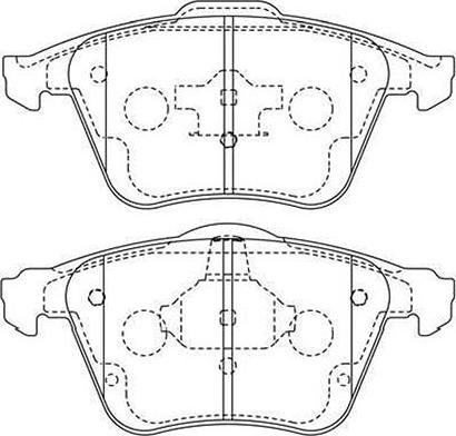 Kavo Parts BP-4579 - Kit pastiglie freno, Freno a disco autozon.pro