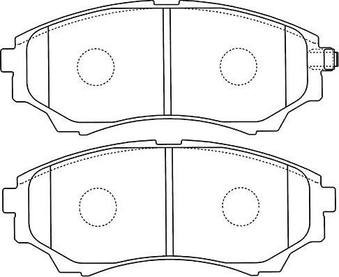 Kavo Parts BP-4570 - Kit pastiglie freno, Freno a disco autozon.pro