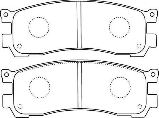 Kavo Parts BP-4571 - Kit pastiglie freno, Freno a disco autozon.pro