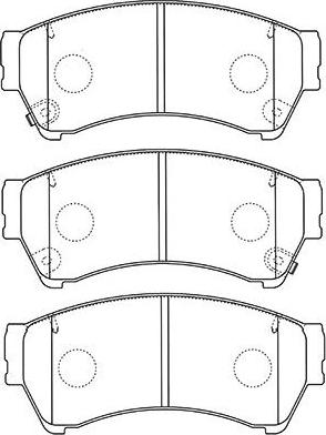 Kavo Parts BP-4572 - Kit pastiglie freno, Freno a disco autozon.pro