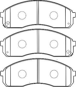 Kavo Parts BP-4008 - Kit pastiglie freno, Freno a disco autozon.pro