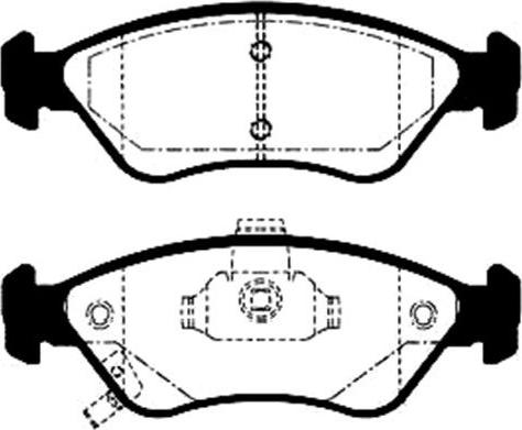 Kavo Parts BP-4002 - Kit pastiglie freno, Freno a disco autozon.pro