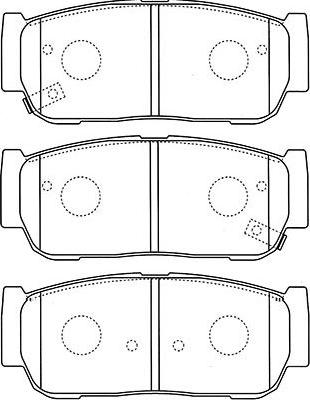 Kavo Parts BP-4019 - Kit pastiglie freno, Freno a disco autozon.pro