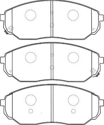 Kavo Parts BP-4010 - Kit pastiglie freno, Freno a disco autozon.pro