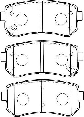 Kavo Parts BP-4018 - Kit pastiglie freno, Freno a disco autozon.pro