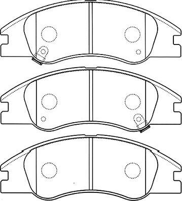 Kavo Parts BP-4012 - Kit pastiglie freno, Freno a disco autozon.pro