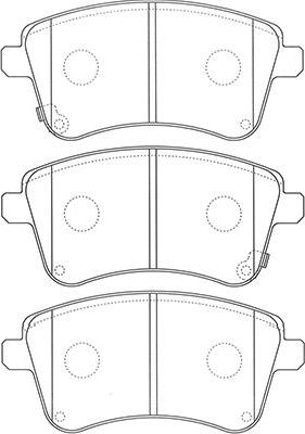 Kavo Parts BP-4025 - Kit pastiglie freno, Freno a disco autozon.pro