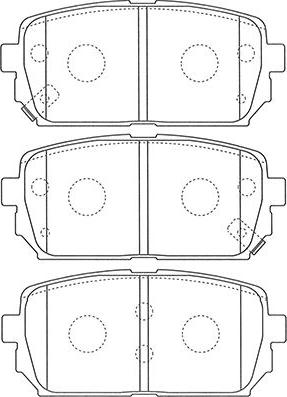 Kavo Parts BP-4023 - Kit pastiglie freno, Freno a disco autozon.pro