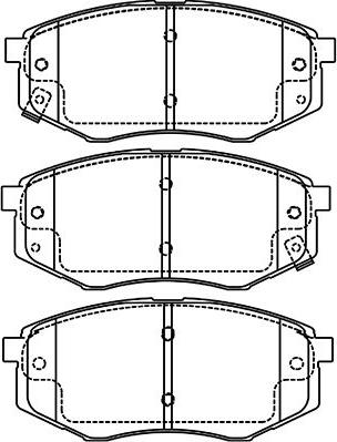 Kavo Parts BP-4027 - Kit pastiglie freno, Freno a disco autozon.pro