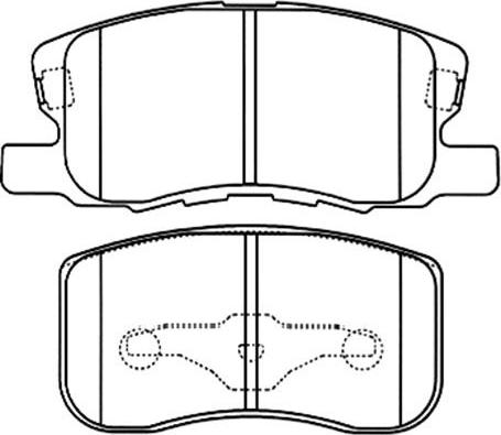 Kavo Parts BP-5543 - Kit pastiglie freno, Freno a disco autozon.pro