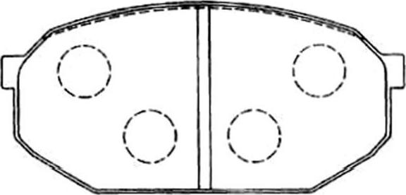 Kavo Parts BP-5547 - Kit pastiglie freno, Freno a disco autozon.pro