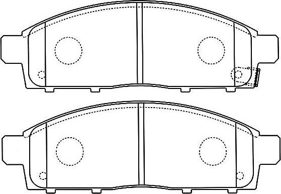 Kavo Parts BP-5552 - Kit pastiglie freno, Freno a disco autozon.pro