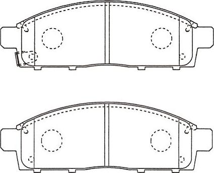 Kavo Parts BP-5560 - Kit pastiglie freno, Freno a disco autozon.pro