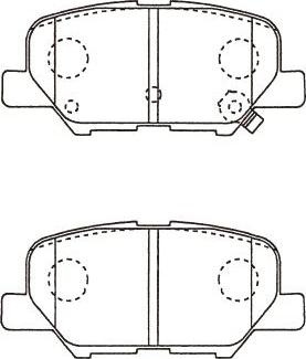 Kavo Parts BP-5562 - Kit pastiglie freno, Freno a disco autozon.pro