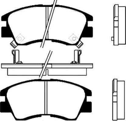 Kavo Parts BP-5506 - Kit pastiglie freno, Freno a disco autozon.pro