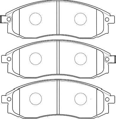 Kavo Parts BP-5535 - Kit pastiglie freno, Freno a disco autozon.pro