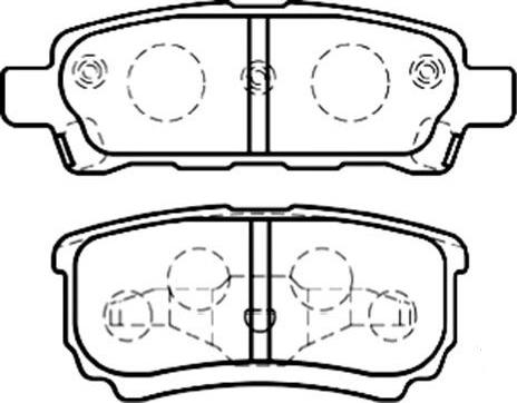 Kavo Parts BP-5538 - Kit pastiglie freno, Freno a disco autozon.pro