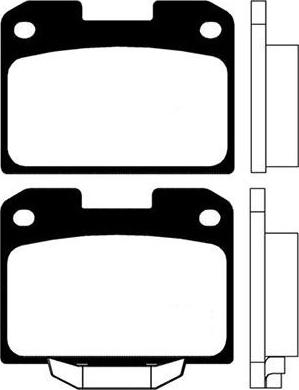 Lucas Electrical GDB3104 - Kit pastiglie freno, Freno a disco autozon.pro