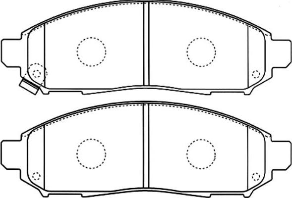 Kavo Parts BP-6594 - Kit pastiglie freno, Freno a disco autozon.pro