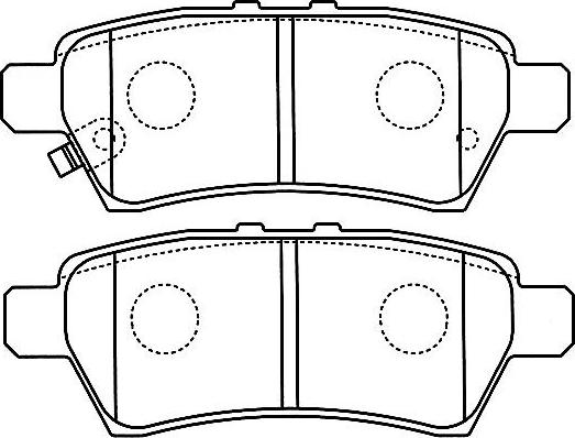 Kavo Parts BP-6595 - Kit pastiglie freno, Freno a disco autozon.pro