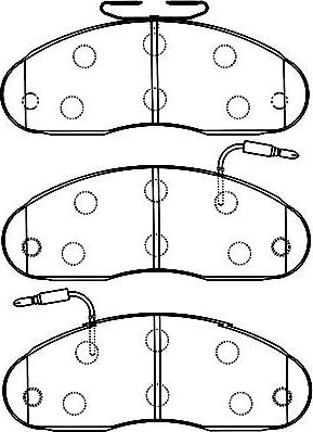 Kavo Parts BP-6598 - Kit pastiglie freno, Freno a disco autozon.pro