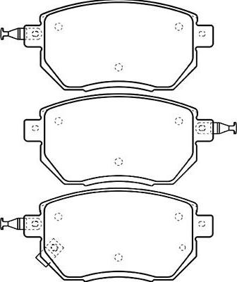 Kavo Parts BP-6593 - Kit pastiglie freno, Freno a disco autozon.pro