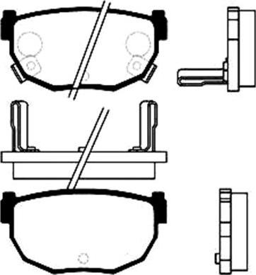 Kavo Parts BP-6542 - Kit pastiglie freno, Freno a disco autozon.pro