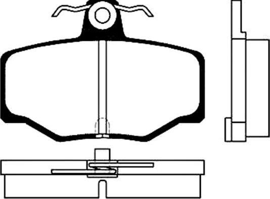 Kavo Parts BP-6547 - Kit pastiglie freno, Freno a disco autozon.pro