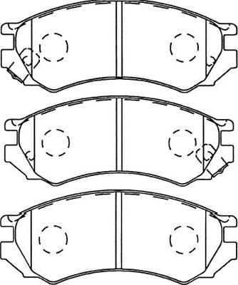 Kavo Parts BP-6564 - Kit pastiglie freno, Freno a disco autozon.pro