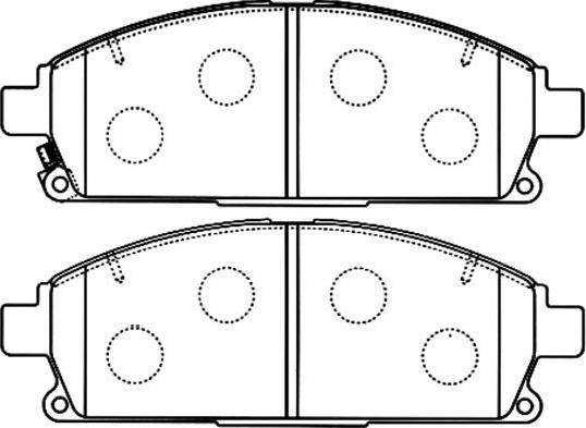 Kavo Parts BP-6568 - Kit pastiglie freno, Freno a disco autozon.pro