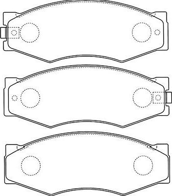 Kavo Parts BP-6506 - Kit pastiglie freno, Freno a disco autozon.pro