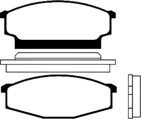 Kavo Parts BP-6512 - Kit pastiglie freno, Freno a disco autozon.pro