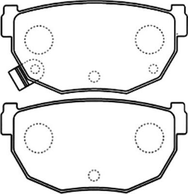 Kavo Parts BP-6588 - Kit pastiglie freno, Freno a disco autozon.pro