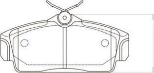 Kavo Parts BP-6535 - Kit pastiglie freno, Freno a disco autozon.pro