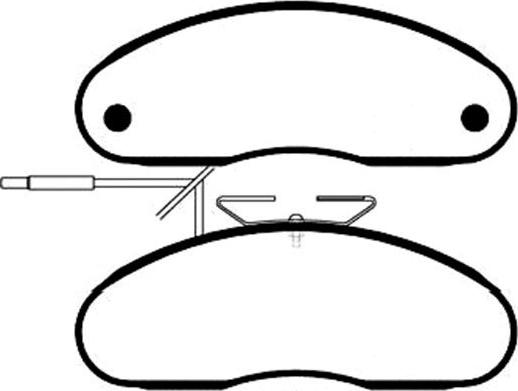 Kavo Parts BP-6530 - Kit pastiglie freno, Freno a disco autozon.pro