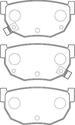 Kavo Parts BP-6609 - Kit pastiglie freno, Freno a disco autozon.pro