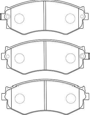 Kavo Parts BP-6604 - Kit pastiglie freno, Freno a disco autozon.pro