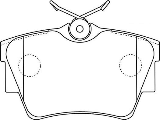 Kavo Parts BP-6608 - Kit pastiglie freno, Freno a disco autozon.pro