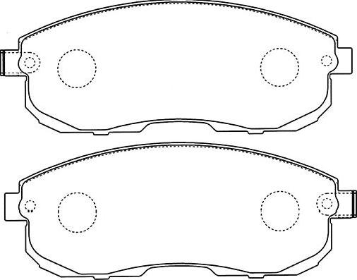 Kavo Parts BP-6602 - Kit pastiglie freno, Freno a disco autozon.pro