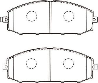 Kavo Parts BP-6619 - Kit pastiglie freno, Freno a disco autozon.pro