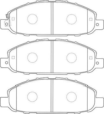 Kavo Parts BP-6611 - Kit pastiglie freno, Freno a disco autozon.pro