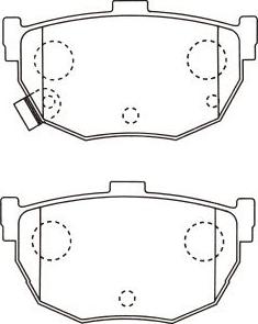 Kavo Parts BP-6617 - Kit pastiglie freno, Freno a disco autozon.pro