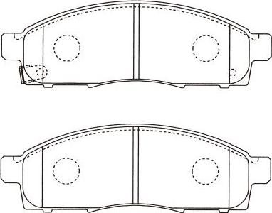 Kavo Parts BP-6631 - Kit pastiglie freno, Freno a disco autozon.pro