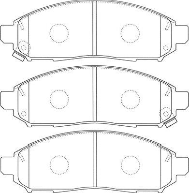 Kavo Parts BP-6620 - Kit pastiglie freno, Freno a disco autozon.pro