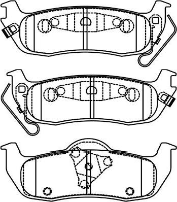 Kavo Parts BP-6623 - Kit pastiglie freno, Freno a disco autozon.pro