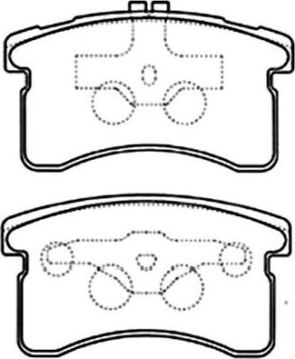 Kavo Parts BP-1516 - Kit pastiglie freno, Freno a disco autozon.pro